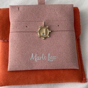 Marlo Laz - Alphabet Coin Pavé Charm